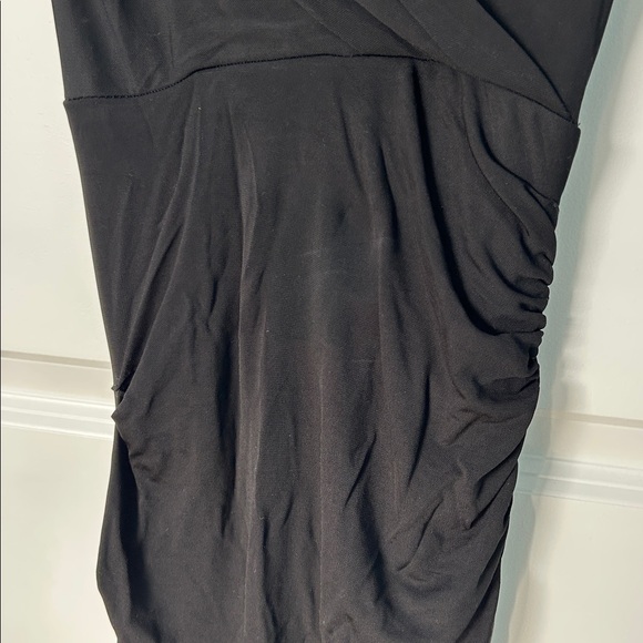 NWT Rag & Bone Holly Drape Mini Dress Black | Rag & Bone Black Dress | LBD - Picture 13 of 15